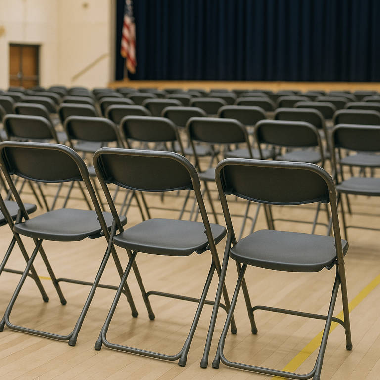 Jakie krzesła składane sprawdzą się na apelach i przedstawieniach szkolnych?