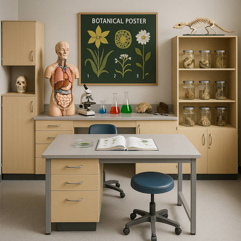 Meble do pracowni biologicznej – Kompletny przewodnik wyboru funkcjonalnego wyposażenia